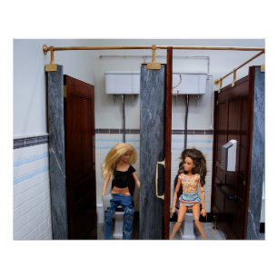 Public Rest Rooms. Poster