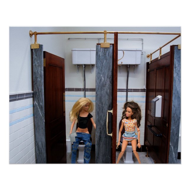 Public Rest Rooms. Poster (Front)