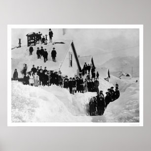 Public School Valdez, Alaska 1910 Poster
