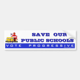 Public Schools Bumper Sticker