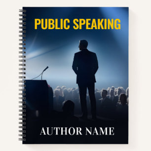 Public Speaking Book Cover Inspiration Notebook