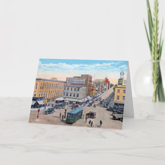 Public Square at Hagerstown Maryland Card (Front)