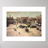 Public Square, Lima, Ohio Vintage