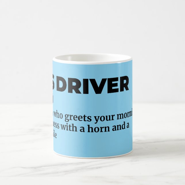 Public Transit Driver Definition Mug (Center)