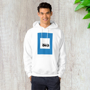 Public Transport Bus Stop Sign Urban Transit  Hoodie