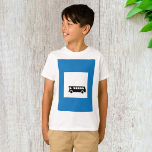 Public Transport Bus Stop Sign Urban Transit  T-Shirt