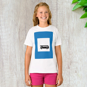 Public Transport Bus Stop Sign Urban Transit T-Shirt