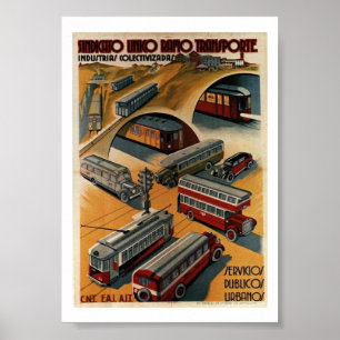 Public Transportation Union Poster