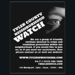Public View, Neighborhood Community Watch Advert Flyer<br><div class="desc">Public View,  Neighborhood Community Watch Advertising Flyer by The Business Card Store.</div>