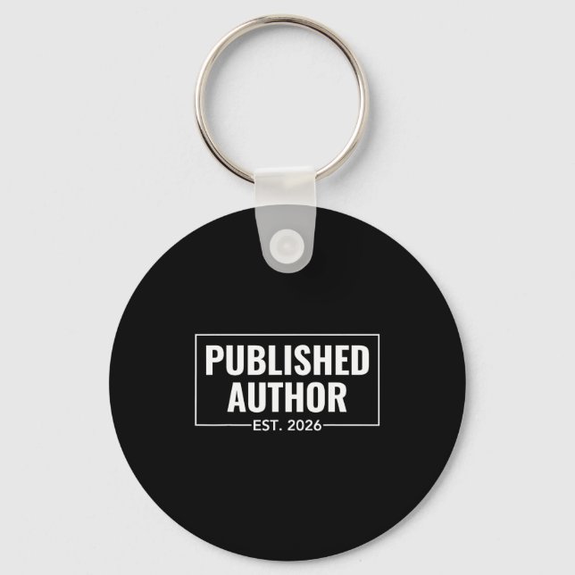 Published Au Est 2026 For New Writer Et Novelist  Key Ring (Front)