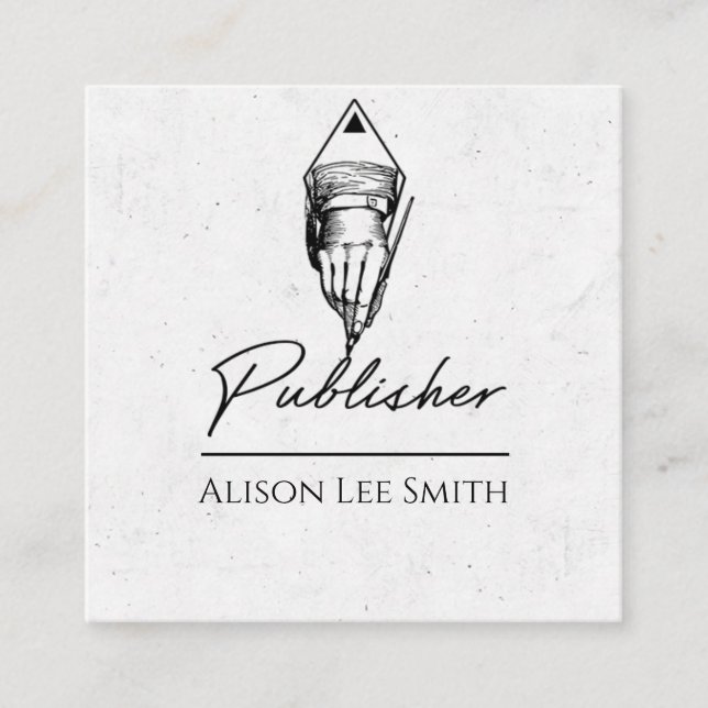 Publisher Square Business Card (Front)