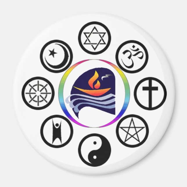 PUC Logo Round Magnet (Front)