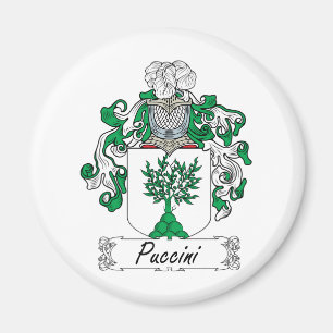 Puccini Family Crest Magnet