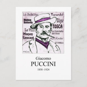 Puccini Postcard