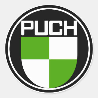 Puch Vanagon Syncro T3 Logo Classic Round Sticker
