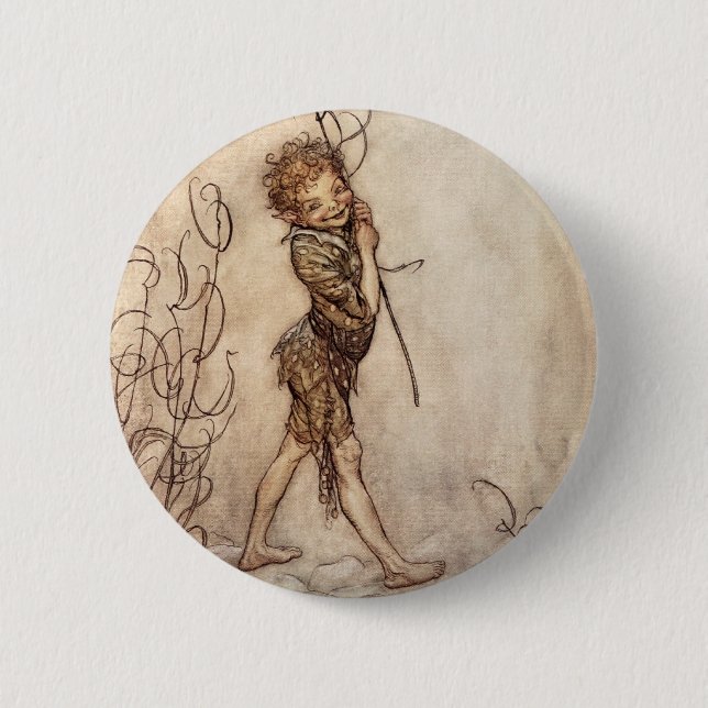 Puck 6 Cm Round Badge (Front)