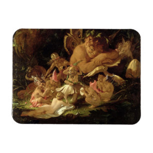 Puck and Fairies, from 'A Midsummer Night's Dream' Magnet