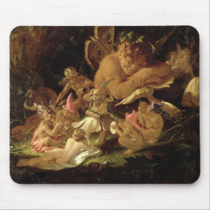 Puck and Fairies, from 'A Midsummer Night's Dream' Mouse Mat