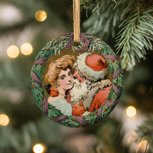 Puck Christmas 1905 Ceramic Tree Decoration