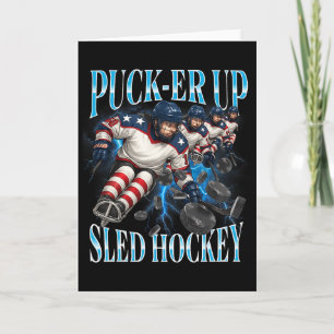 Puck-er Up Sled Hockey Women’s And Girls' Team Spo Card