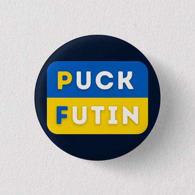 Puck Futin 3 Cm Round Badge (Front)