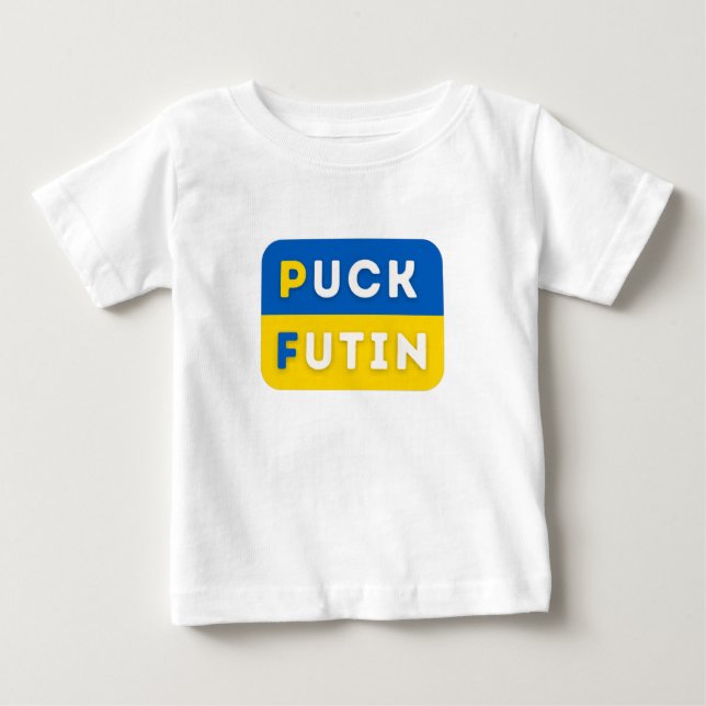 Puck Futin Baby T-Shirt (Front)