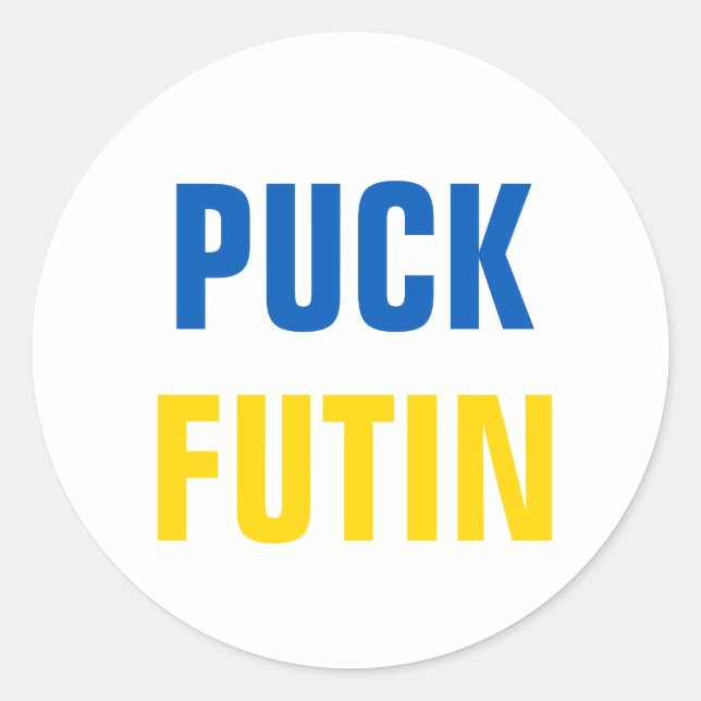 Puck Futin   Classic Round Sticker (Front)