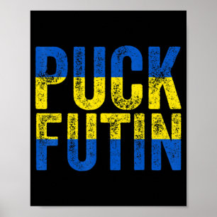 Puck Futin Meme I Stand With Ukraine Ukrainian Lov Poster