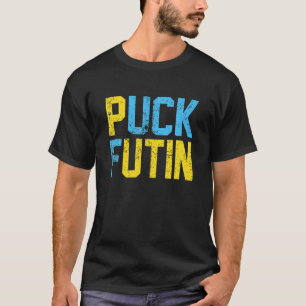 Puck Futin Meme I Stand With Ukraine Ukrainian Lov T-Shirt