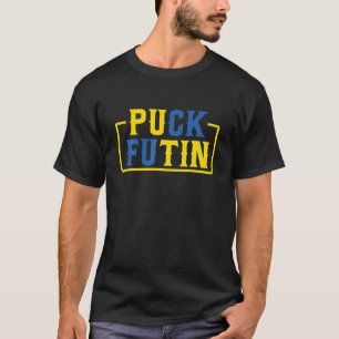 Puck Futin Meme I Stand With Ukraine Ukrainian Lov T-Shirt