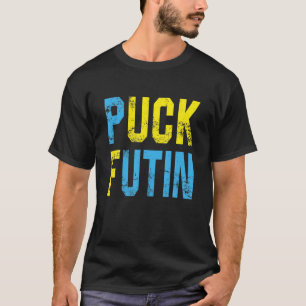 Puck Futin Meme I Stand With Ukraine Ukrainian Lov T-Shirt