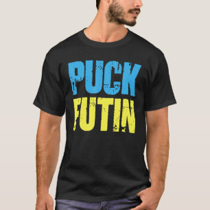 Puck Futin Meme I Stand With Ukraine Ukrainian Lov T-Shirt