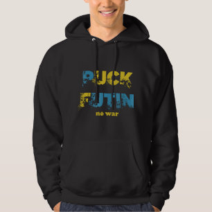 puck futin meme no war hoodie