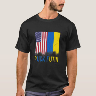 Puck Futin Stand With Ukraine Support Ukrainian Lo T-Shirt