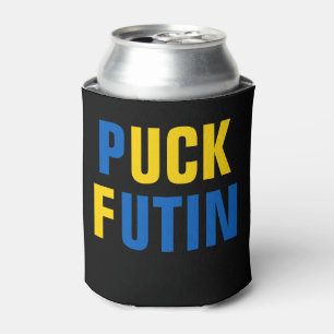 Puck Futin Ukraine Support Ukrainian     Can Cooler