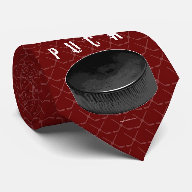PUCK (Hockey) Tie (Rolled)