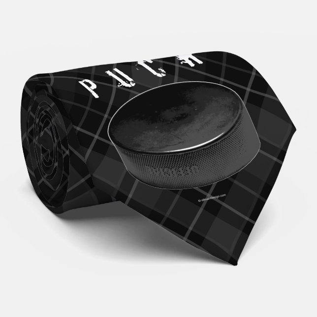 PUCK (Hockey) Tie (Rolled)
