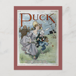 Puck Magazine Easter Cover Holiday Postcard