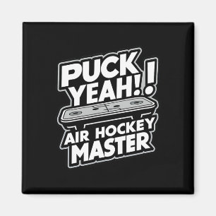 Puck Master Funny Air-hockey Design Magnet
