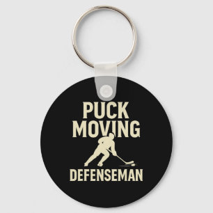 Puck Moving Defenceman Hockey Player Defense  Key Ring