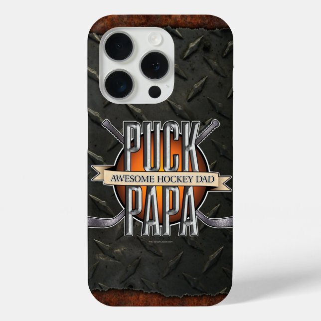 Puck Papa (Hockey Dad) Case-Mate iPhone Case (Back)