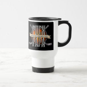 Puck Papa (Hockey Dad) Travel Mug