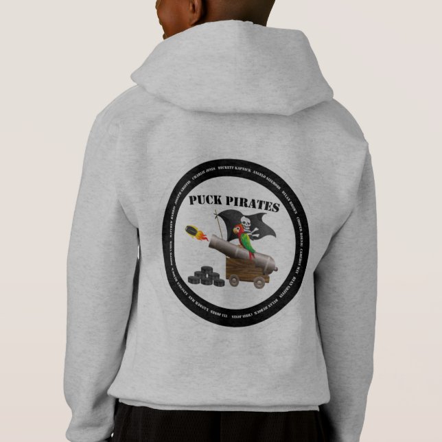 puck pirates kids hoodie (Back)