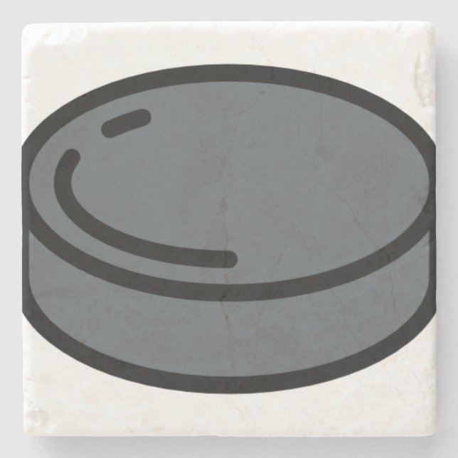 puck stone coaster (Front)
