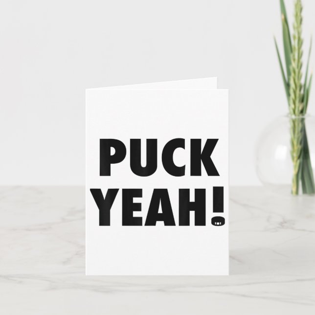 Puck Yeah! _ Hockey S For Fans_1  Card (Front)
