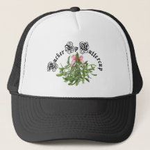 Pucker Up Buttercup * Mistletoe on Trucker Cap