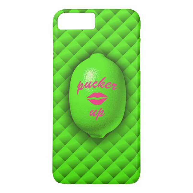Pucker Up Lime iPhone 7 Case-Mate iPhone Case (Back)