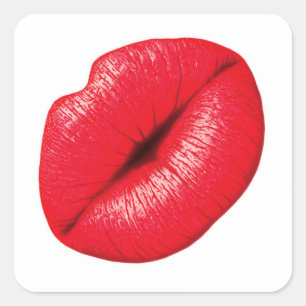Puckered Square Sticker