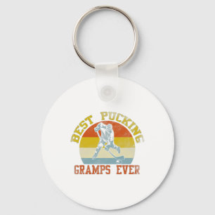 Pucking Gramps Vintage Retro Funny Fathers Day Hoc Key Ring
