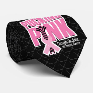 Pucking Pink (Hockey) Tie